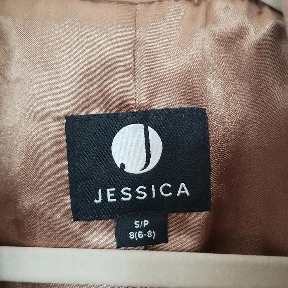 Jessica winter wool coat on camel color - Picture 4 of 9